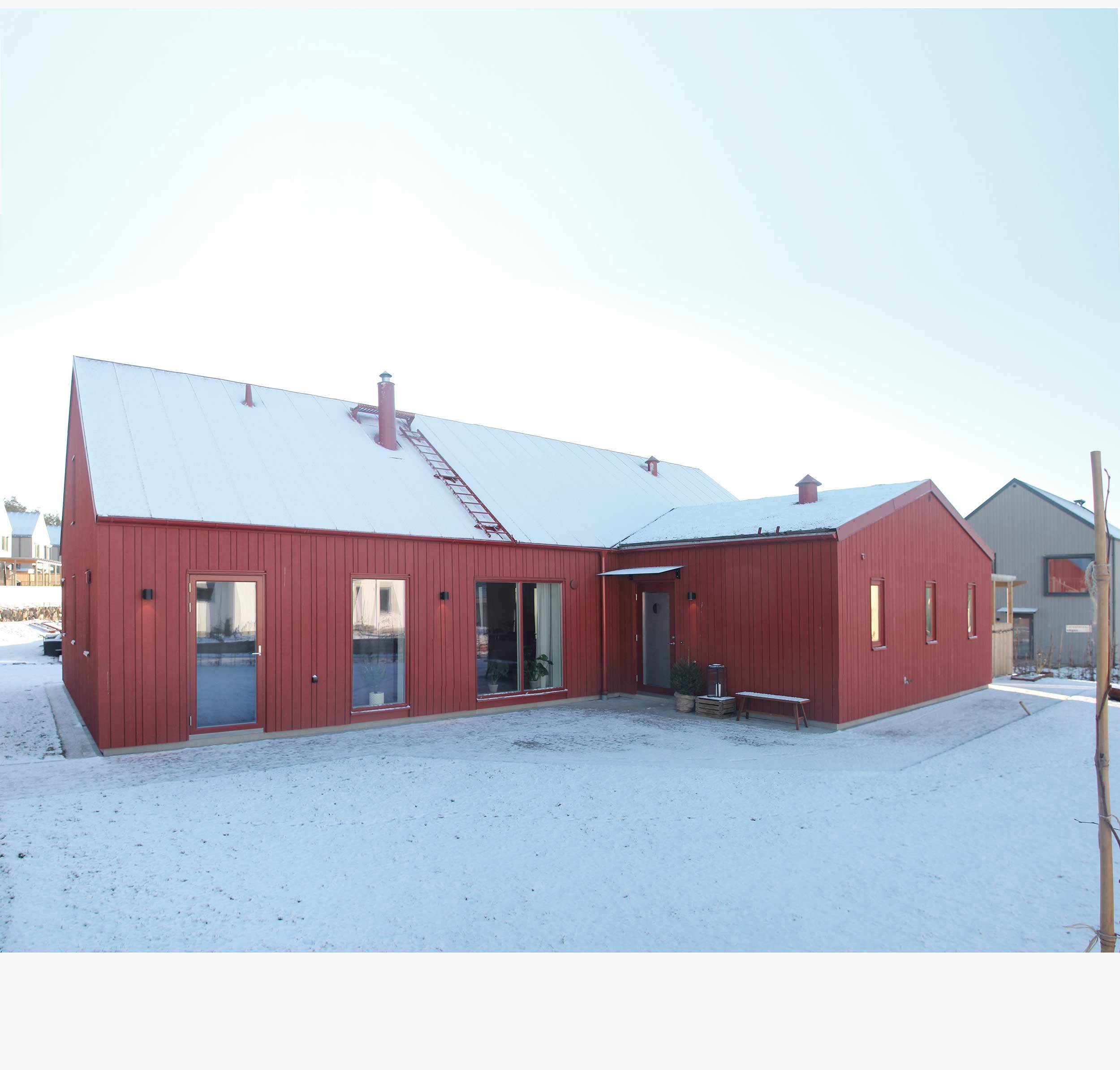 bostad utan visualiserad utbyggnad